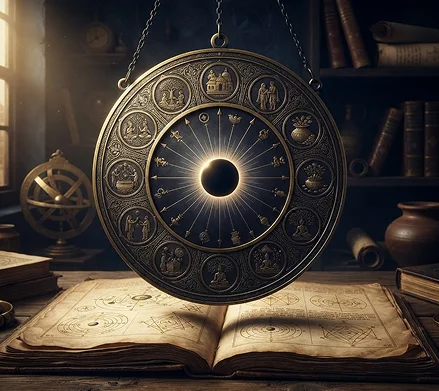 Celestial artwork representing Rahu